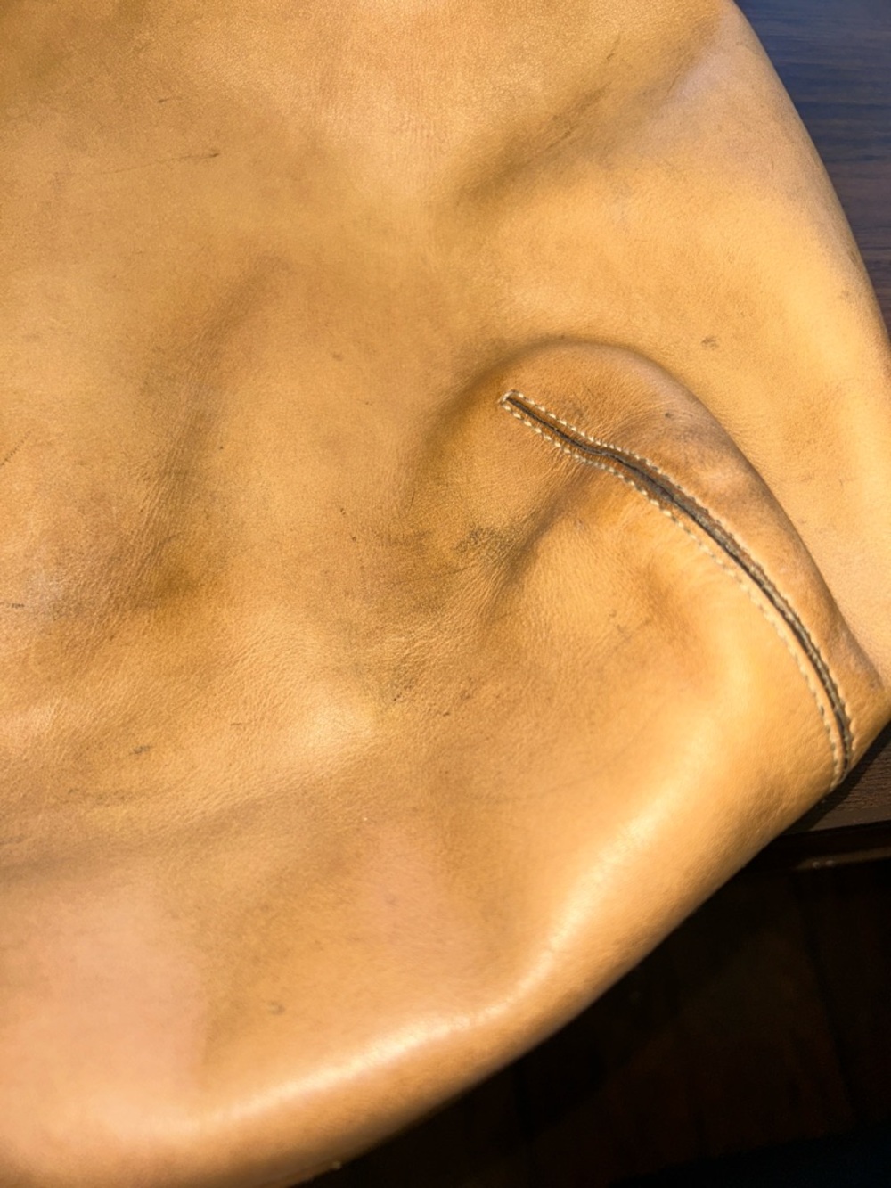 Coach Leather Shoulder Hobo Bag in Tan - Picture 14 of 14